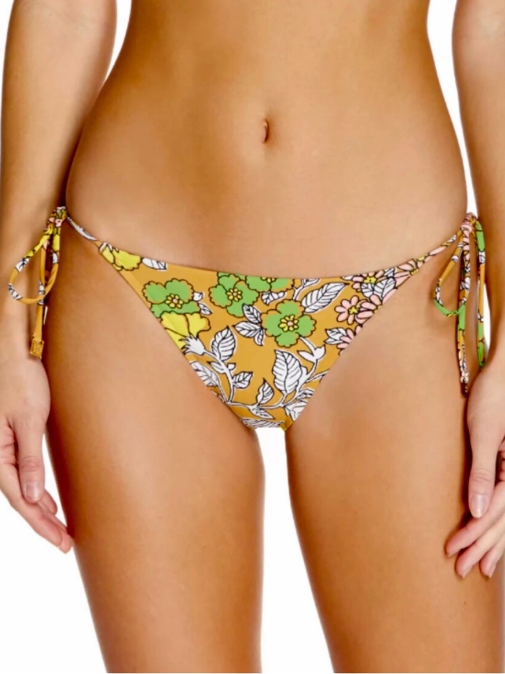 Tory Burch Printed String Bottom Brown Wallpaper Floral